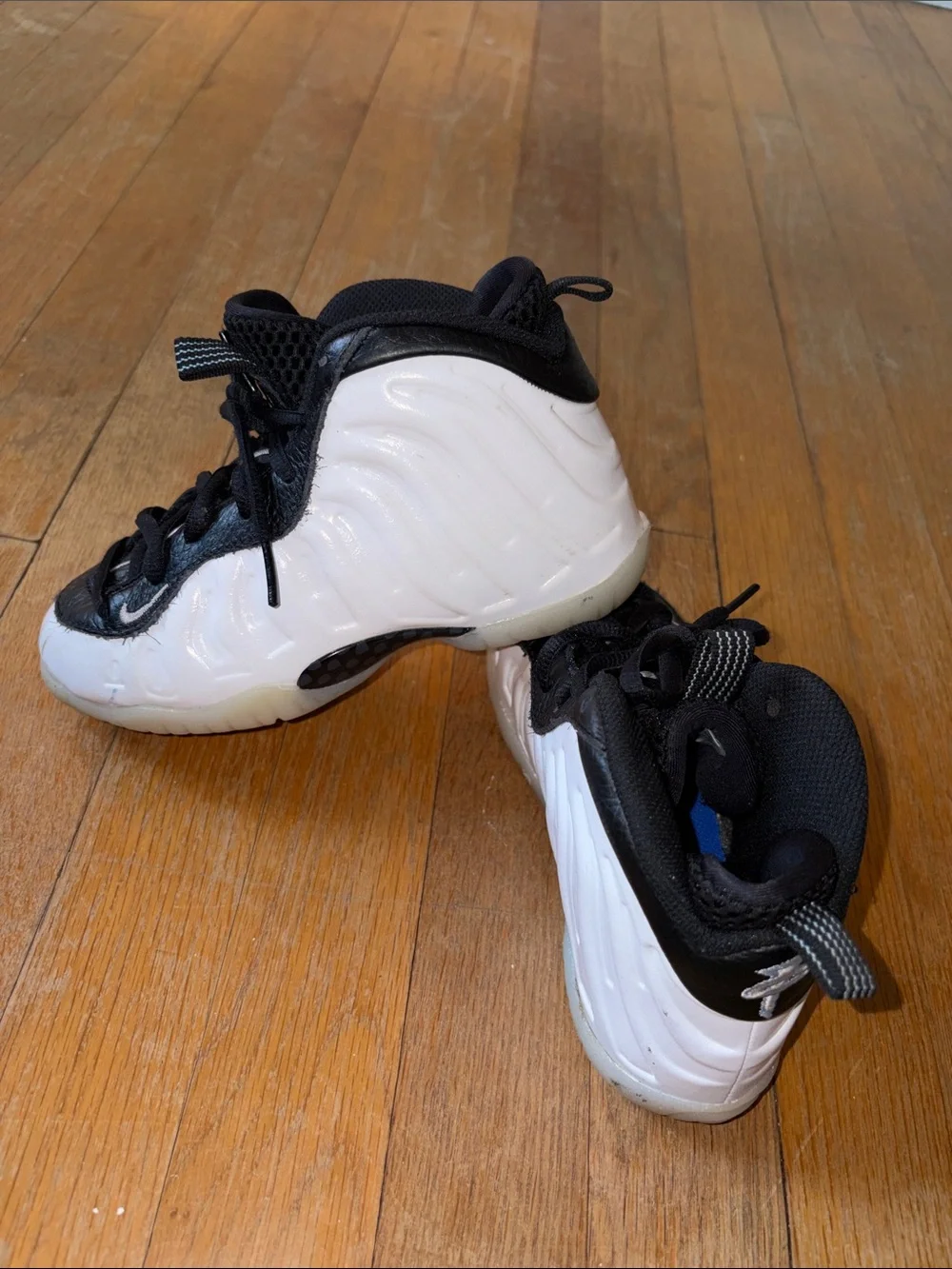 Nike Kids FOAMPOSITE White Foams Sneakers